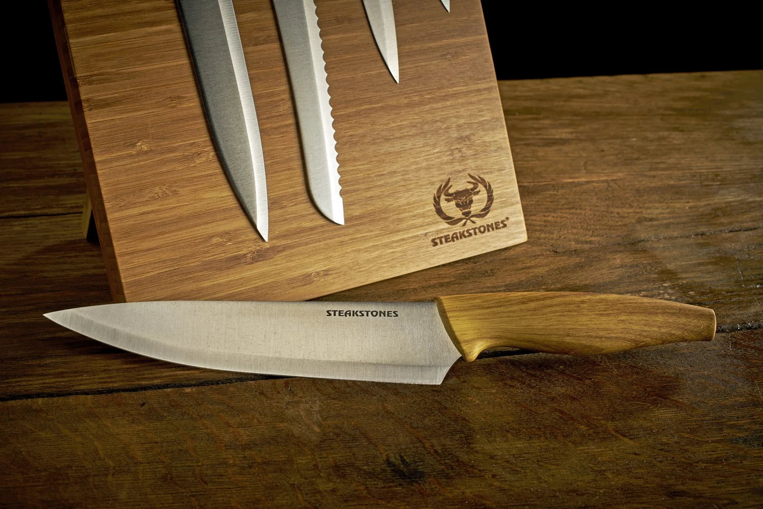 Set of 5 Stainless Steel Kitchen Knives
